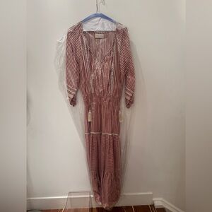 Miss June Paris long sleeve maxi dress. 100% cotton. Designed Paris, made India.